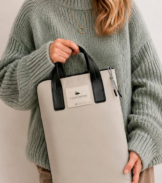 Mochila Ibis Beige (microfibra)