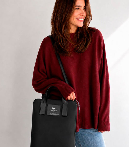 Mochila Ibis Negro (microfibra)